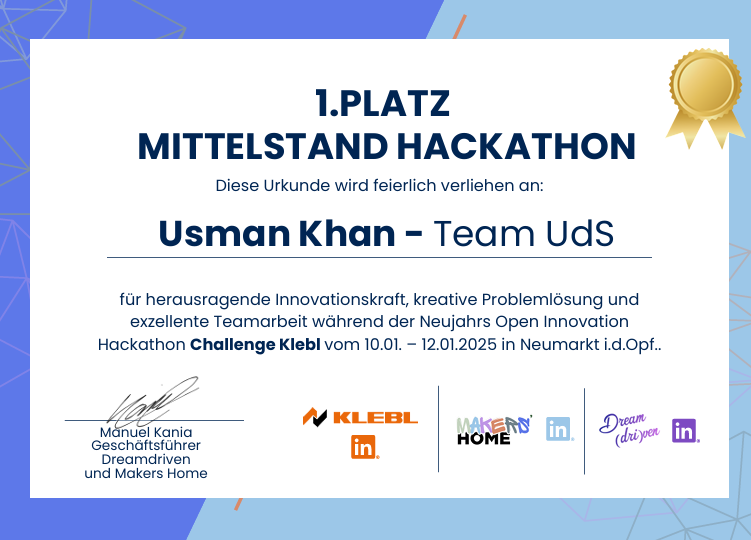 MITTELSTAND HACKATHON screenshot 1